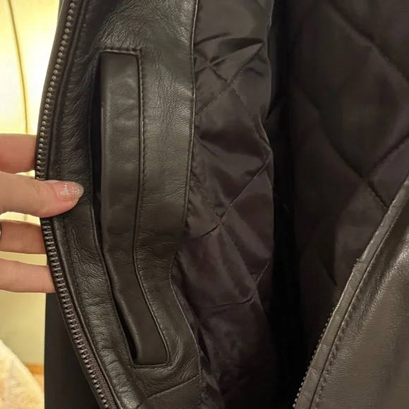Marc New York Men's Black Leather Jacket